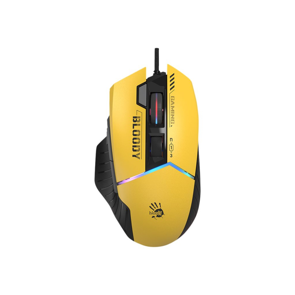 Produktbild för Bloody W95 Max Sports - mus - USB - sports lime