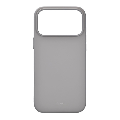ONSALA Back Sil Touch Recycled MagSerie iPhone 17 Pro Max Concrete