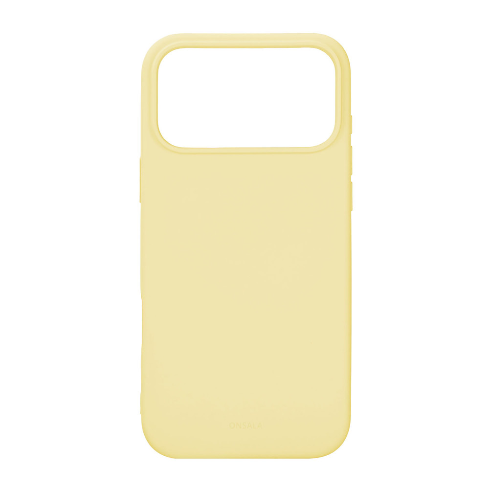Produktbild för Back Sil Touch Recycled MagSerie iPhone 17 Pro Max Lemon