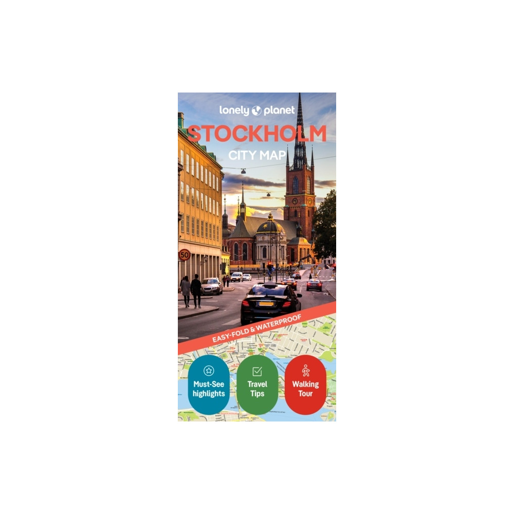 Produktbild för Lonely Planet Stockholm City Map (bok, eng)