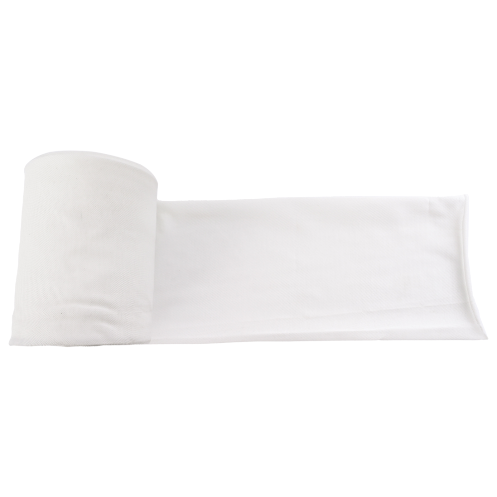 Produktbild för Avloppsrör Vit 16 x 1000 cm tyg