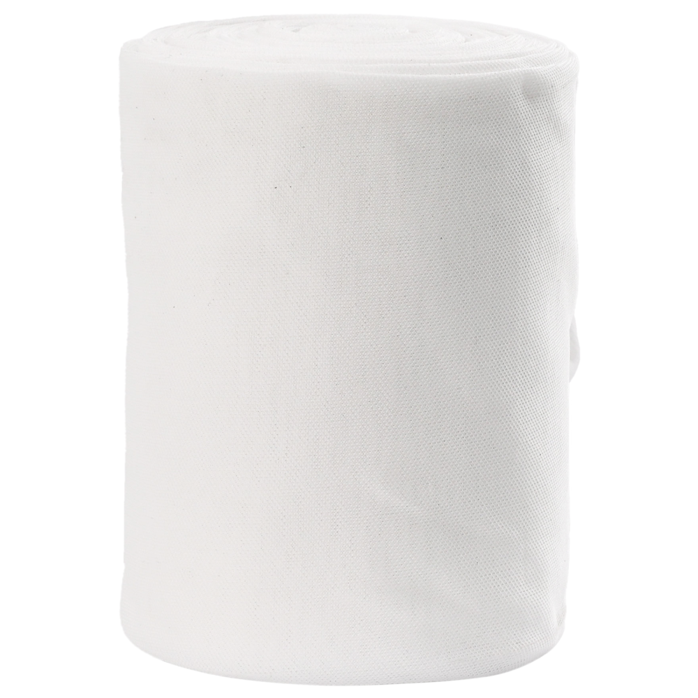 Produktbild för Avloppsrör Vit 16 x 2000 cm tyg