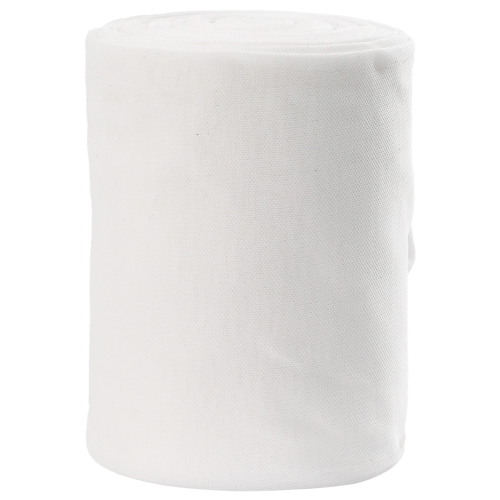 vidaXL Avloppsrör Vit 16 x 2000 cm tyg