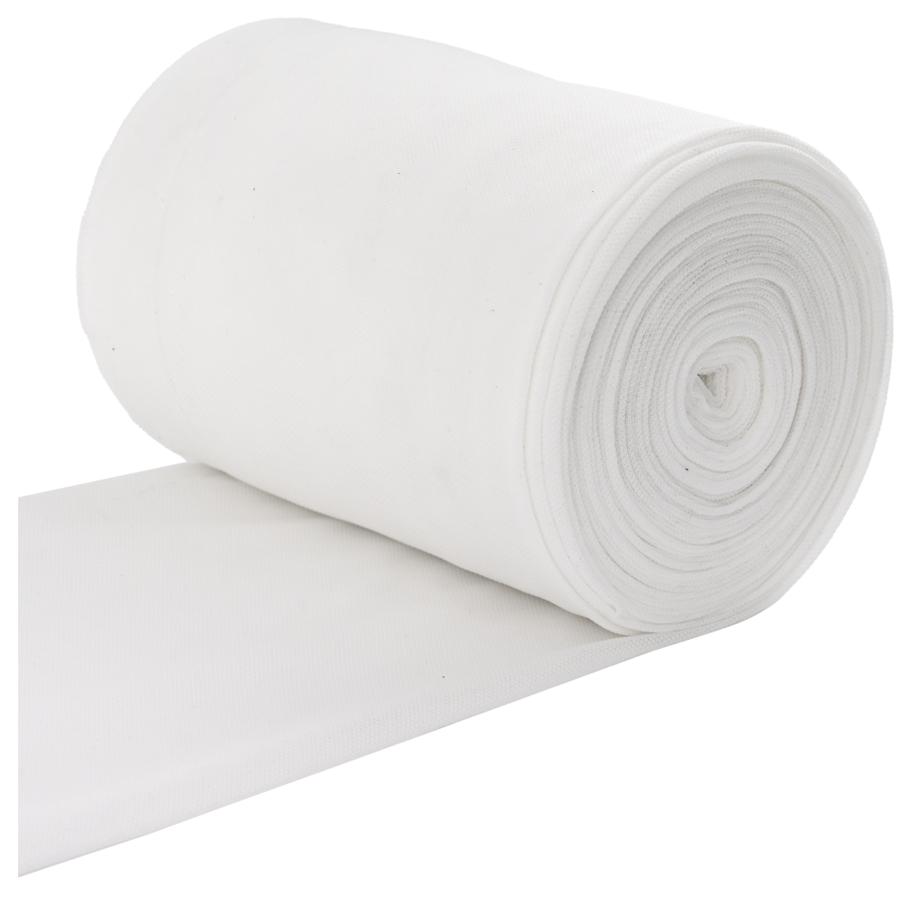 Produktbild för Avloppsrör Vit 16 x 2000 cm tyg