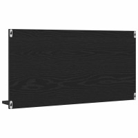 Produktbild för Badrumsspegelskåp svart ek 90x11x45 cm konstruerat trä