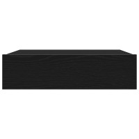 Produktbild för TV-skåp med LED-lampor 2 st svart ek 60x35x15,5 cm