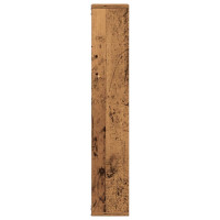 Produktbild för Vägghylla gammalt trä 36x16x90 cm konstruerat trä