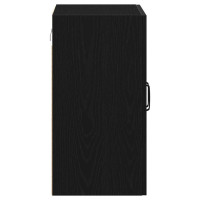 Produktbild för Väggskåp svart ek 60x31x60 cm konstruerat trä