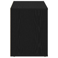 Produktbild för Skobänk svart ek 100x35x45 cm konstruerat trä
