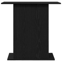 Produktbild för Akvariestativ svart ek 75x36x72,5 cm konstruerat trä