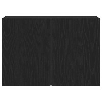 Produktbild för TV-skåp svart ek 60x30x41 cm konstruerat trä