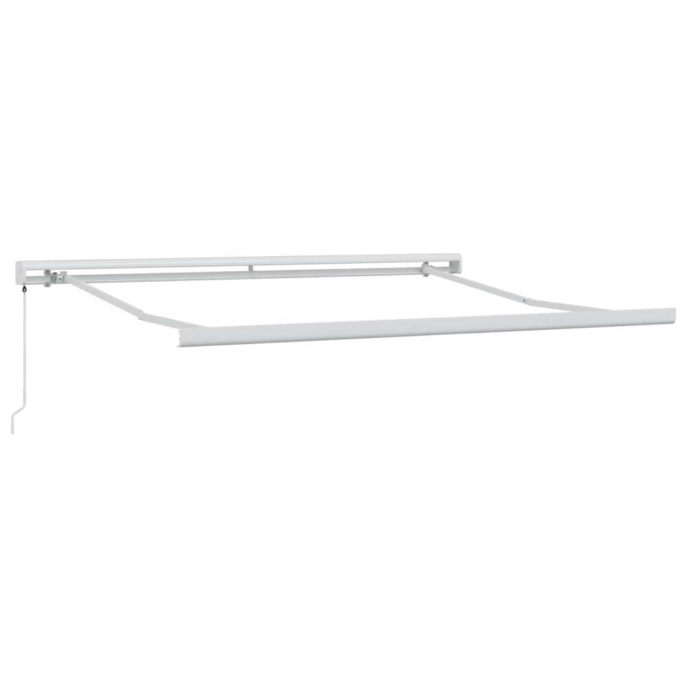 Produktbild för Utdragbar markis Röd och Svart 300 x 250 cm