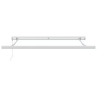 Produktbild för Utdragbar markis Röd och Svart 300 x 250 cm