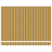 Produktbild för Utdragbar markis Flerfärgsdesign 300 x 250 cm