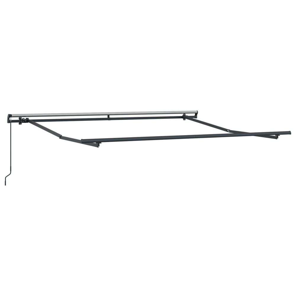 Produktbild för Utdragbar markis Gul och Orange 350 x 250 cm