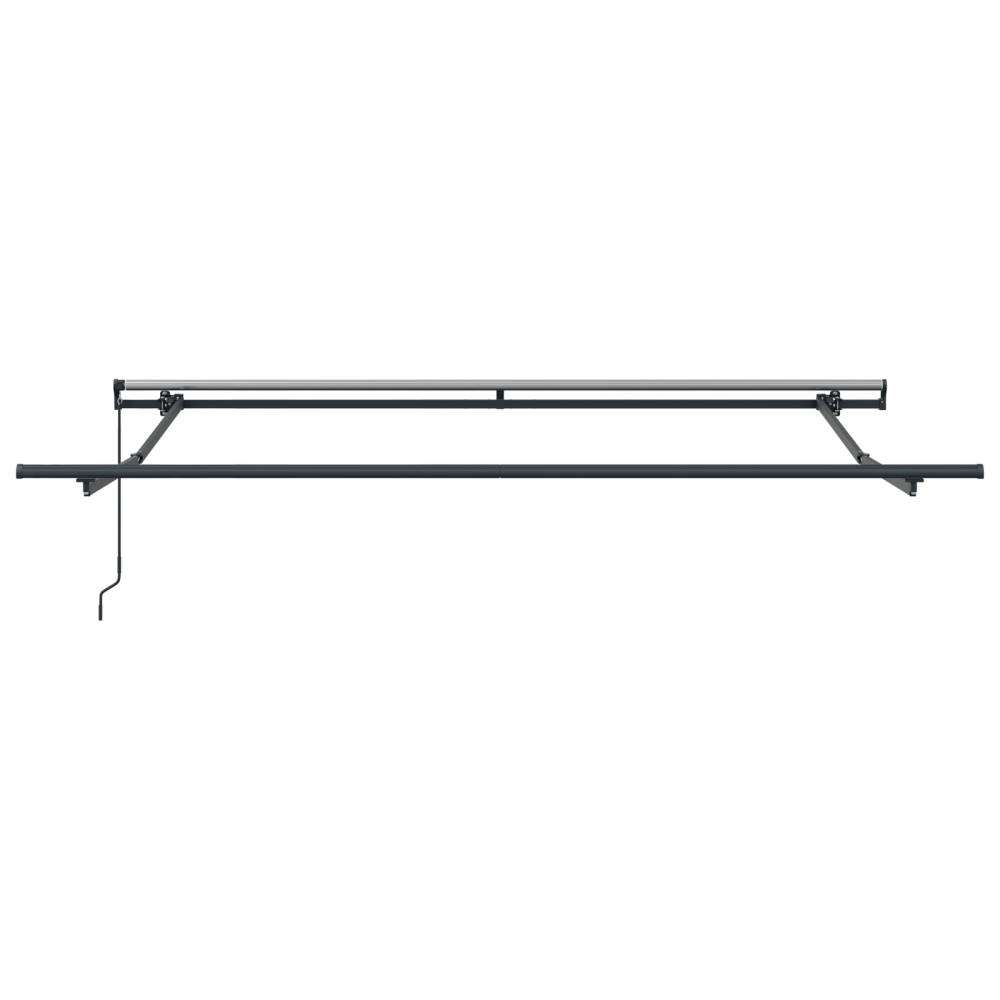 Produktbild för Utdragbar markis Gul och Orange 350 x 250 cm