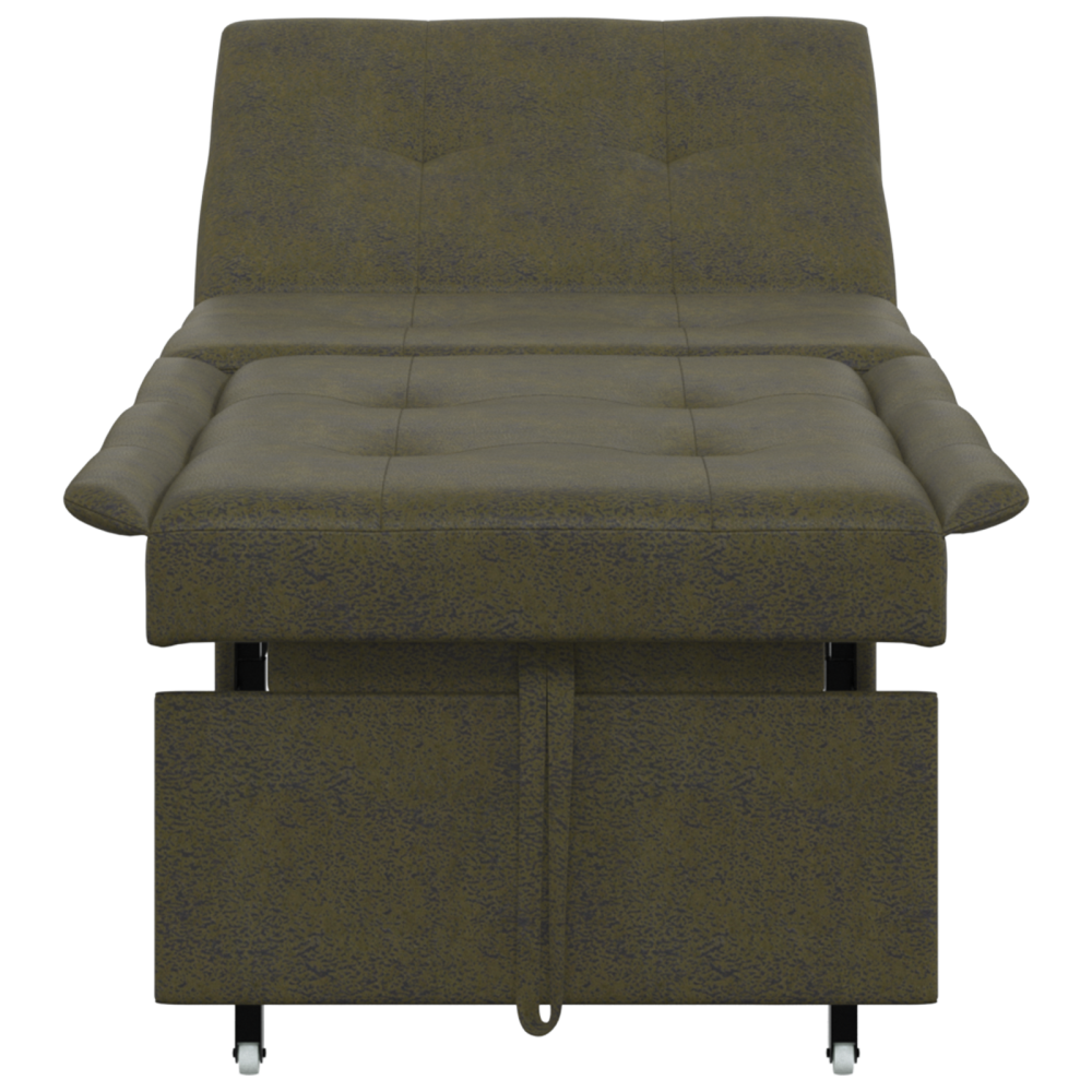 Produktbild för Soffsäng Mörkgrå 194 x 67 x 82 cm Huahua Tyg