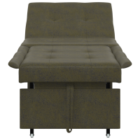 Produktbild för Soffsäng Mörkgrå 194 x 67 x 82 cm Huahua Tyg