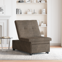 Produktbild för Soffsäng Armégrön 194 x 67 x 82 cm Huahua Tyg