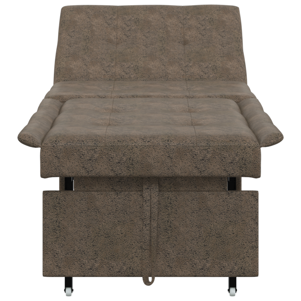 Produktbild för Soffsäng Armégrön 194 x 67 x 82 cm Huahua Tyg