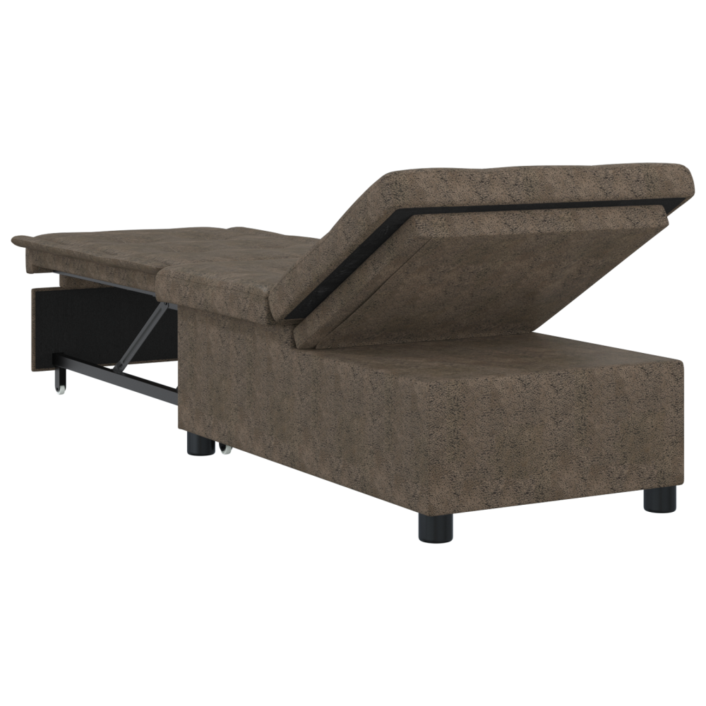 Produktbild för Soffsäng Armégrön 194 x 67 x 82 cm Huahua Tyg
