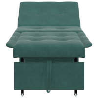 Produktbild för Soffsäng Mörkgrön 194 x 67 x 82 cm Sammet