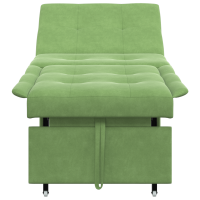 Produktbild för Soffsäng Ljusgrön 194 x 67 x 82 cm Sammet