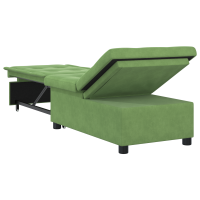 Produktbild för Soffsäng Ljusgrön 194 x 67 x 82 cm Sammet
