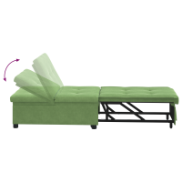 Produktbild för Soffsäng Ljusgrön 194 x 67 x 82 cm Sammet