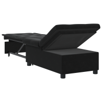 Produktbild för Soffsäng Svart 194 x 67 x 82 cm Sammet