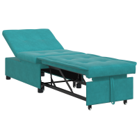 Produktbild för Soffsäng Turkos 194 x 67 x 82 cm Sammet