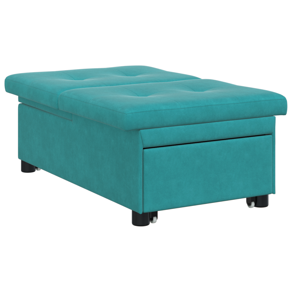 Produktbild för Soffsäng Turkos 194 x 67 x 82 cm Sammet
