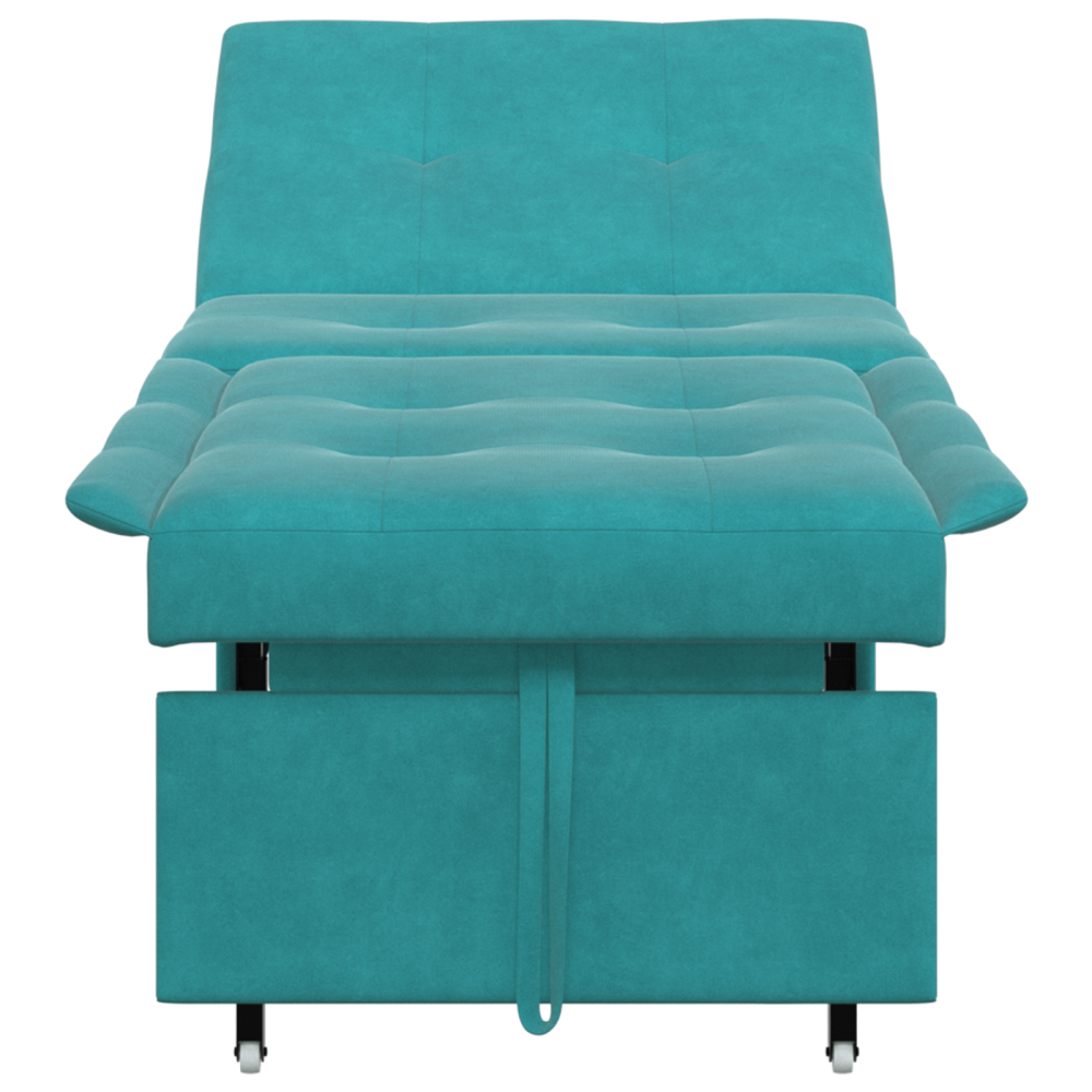 Produktbild för Soffsäng Turkos 194 x 67 x 82 cm Sammet