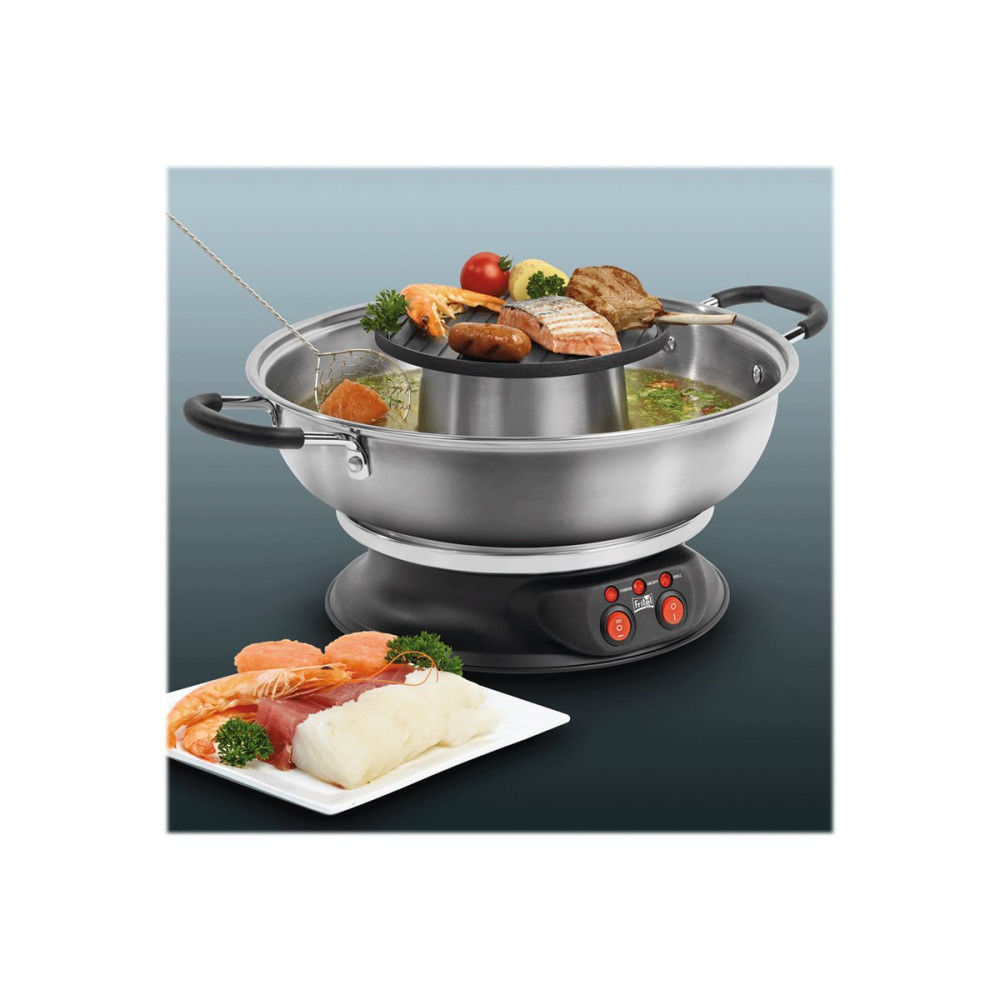 Produktbild för FRITEL FG 2970 - fonduegryta / grill - rostfritt stål svart
