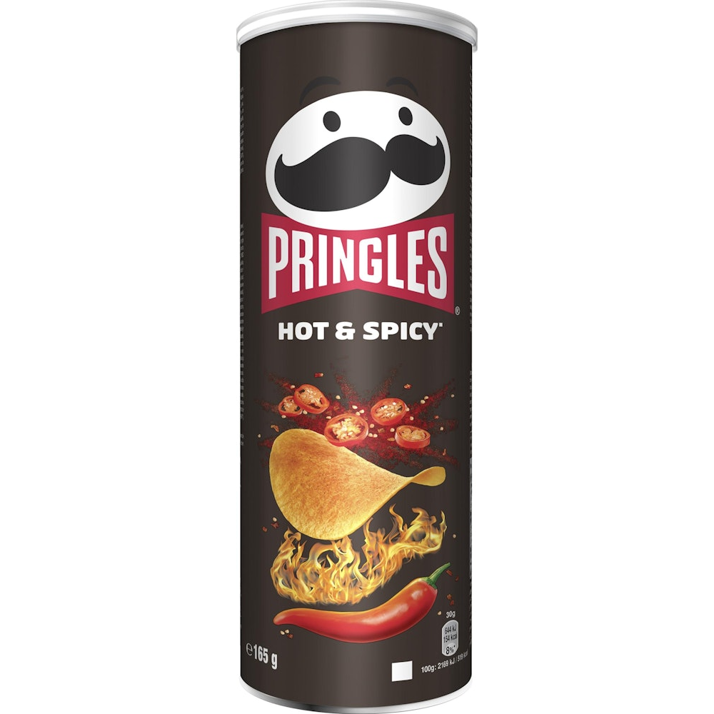 Produktbild för Pringles Hot & Spicy Chips 165 g