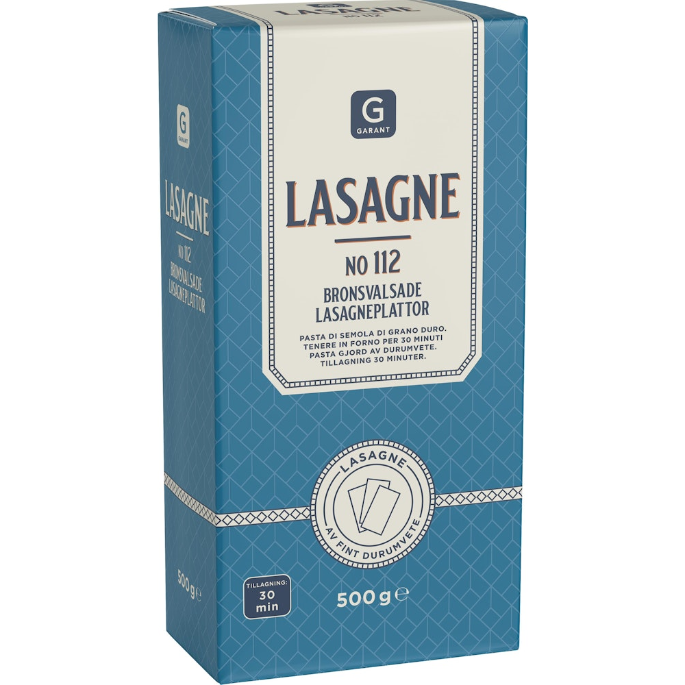 Produktbild för Pasta Lasagne 500 g