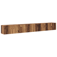Produktbild för TV-bänkset 4 pcs Gammalt trä 60 x 30 x 30 cm Konstruerat trä