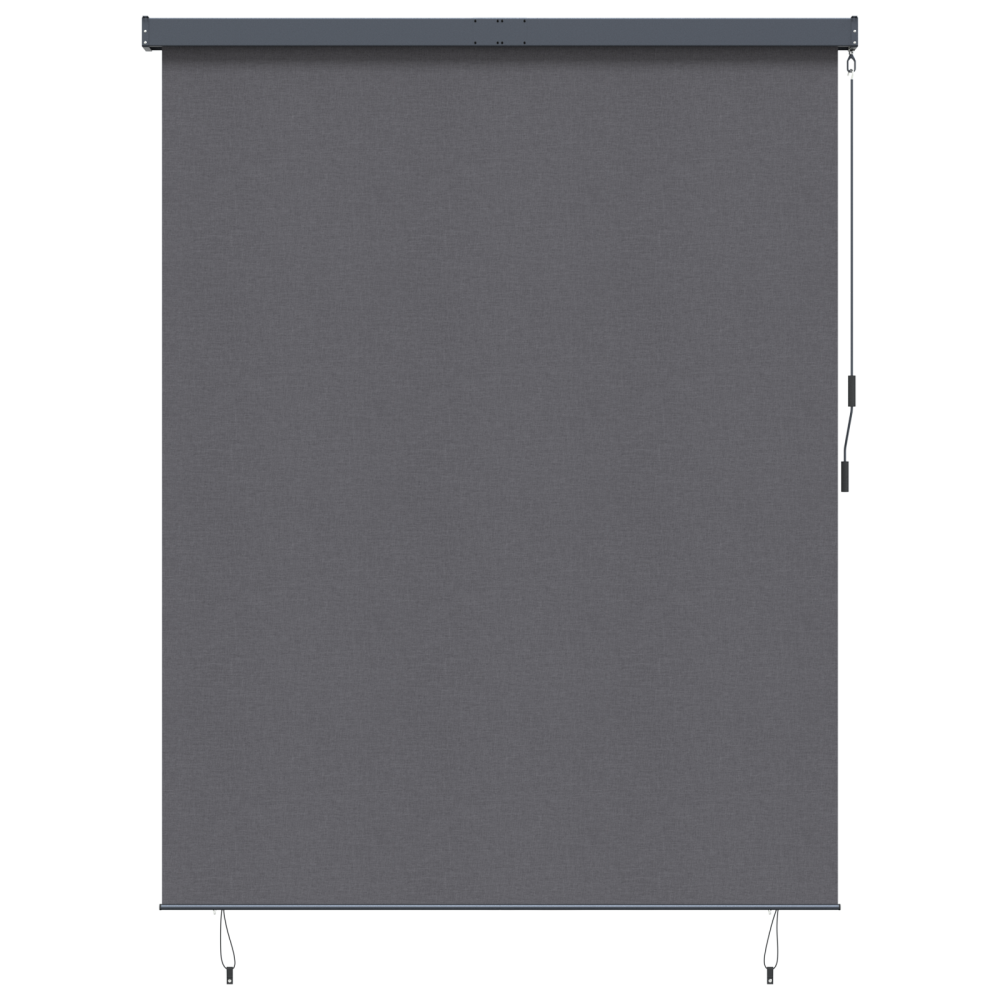 Produktbild för Rullgardin Antracit 200 x 250 cm Tyg och Aluminium