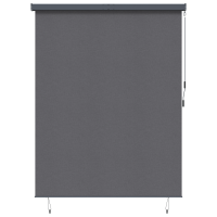 Produktbild för Rullgardin Antracit 200 x 250 cm Tyg och Aluminium