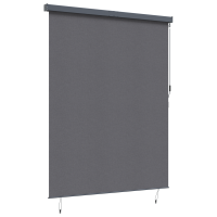 Produktbild för Rullgardin Antracit 200 x 250 cm Tyg och Aluminium