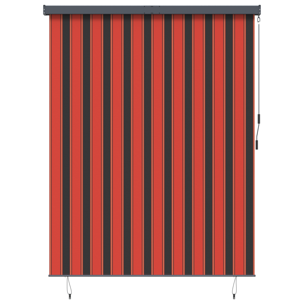 Produktbild för Rullgardin Orange och Brunt 200 x 250 cm Tyg och Aluminium