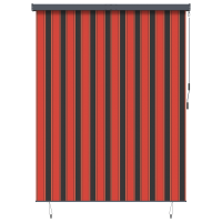 Produktbild för Rullgardin Orange och Brunt 200 x 250 cm Tyg och Aluminium