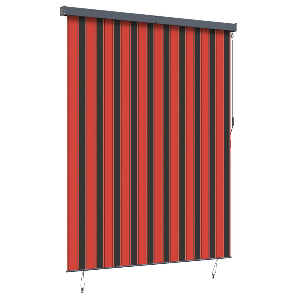 Produktbild för Rullgardin Orange och Brunt 200 x 250 cm Tyg och Aluminium