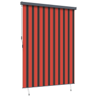 Produktbild för Rullgardin Orange och Brunt 200 x 250 cm Tyg och Aluminium