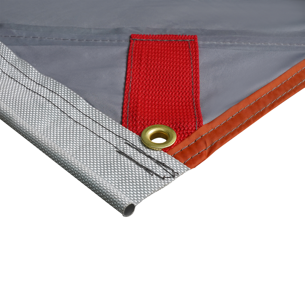 Produktbild för Vattentålig tarp person 240 x 300 cm Vattentålig Grå och orange