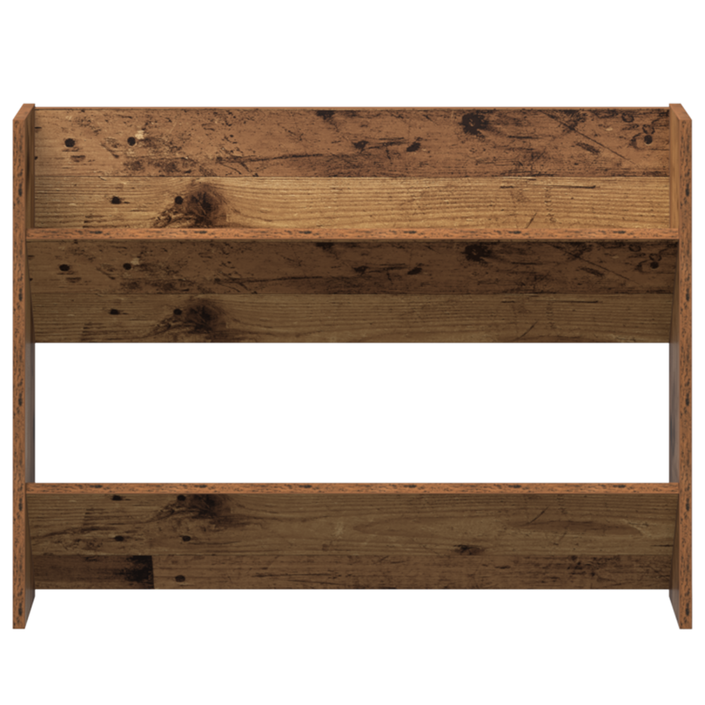 Produktbild för Skoskåp 2 pcs Gammalt trä 80 x 18 x 60 cm Konstruerat trä