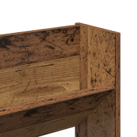 Produktbild för Skoskåp 2 pcs Gammalt trä 80 x 18 x 60 cm Konstruerat trä