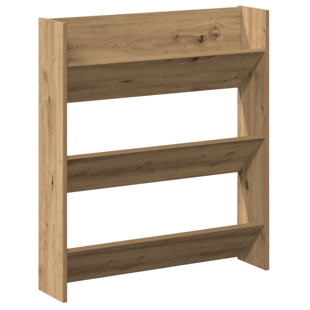 Produktbild för Skoskåp 2 pcs Artisan Ek 85 x 18 x 90 cm Konstruerat trä