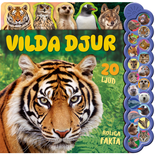 Tukan Förlag Vilda djur (bok, board book)