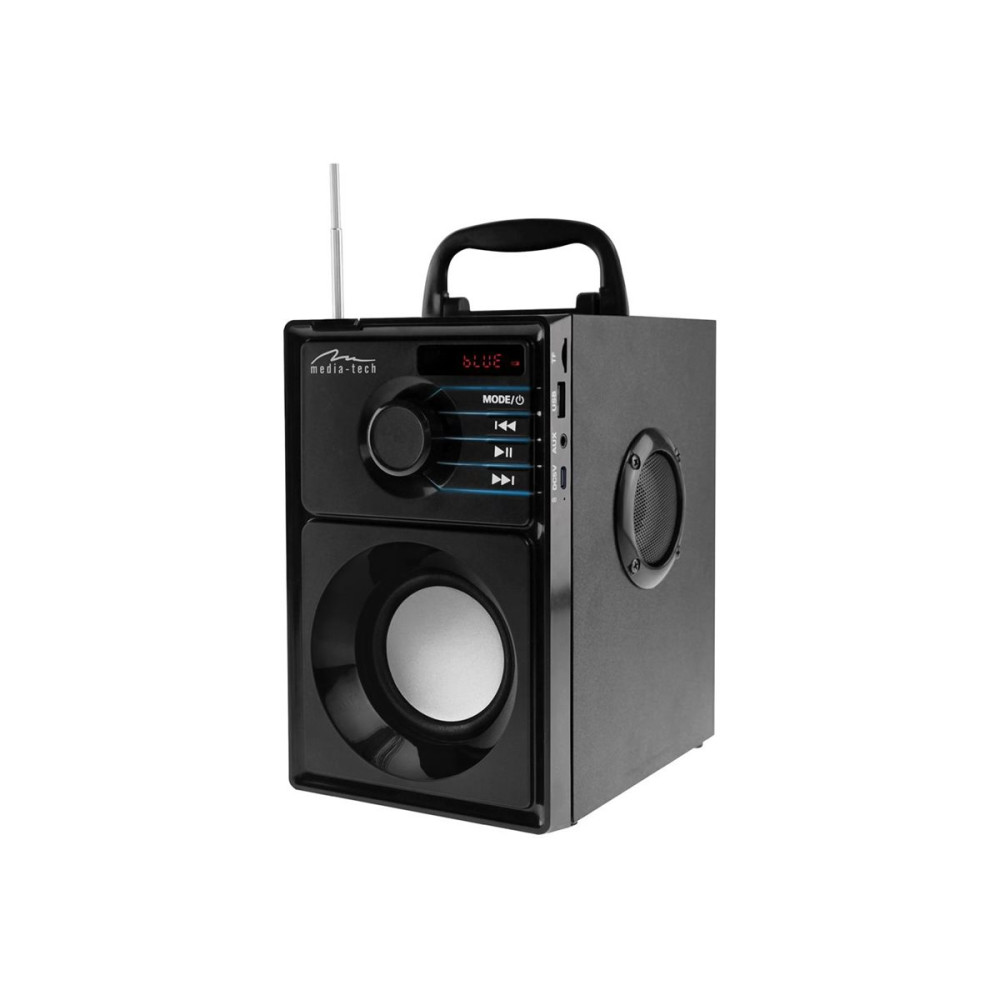 Produktbild för Media-Tech BOOMBOX SILVER MT3179 - högtalare - för bärbar användning - trådlös